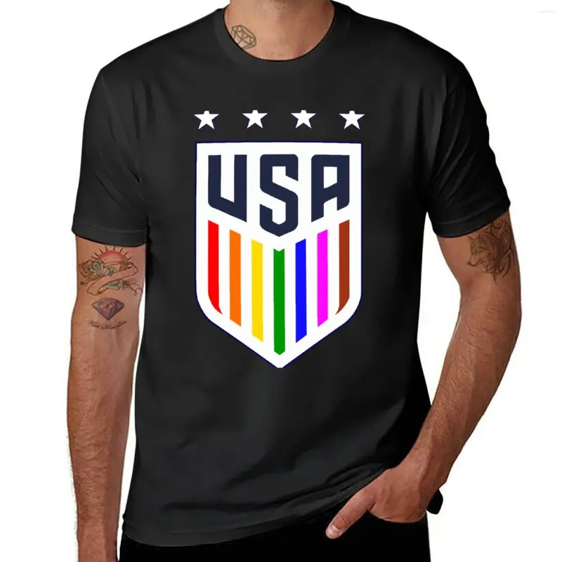 Polos męski USWNT-Soccer Drea Badge T-shirt Letna koszulka TEE TEE TEE TEE TEE FOR