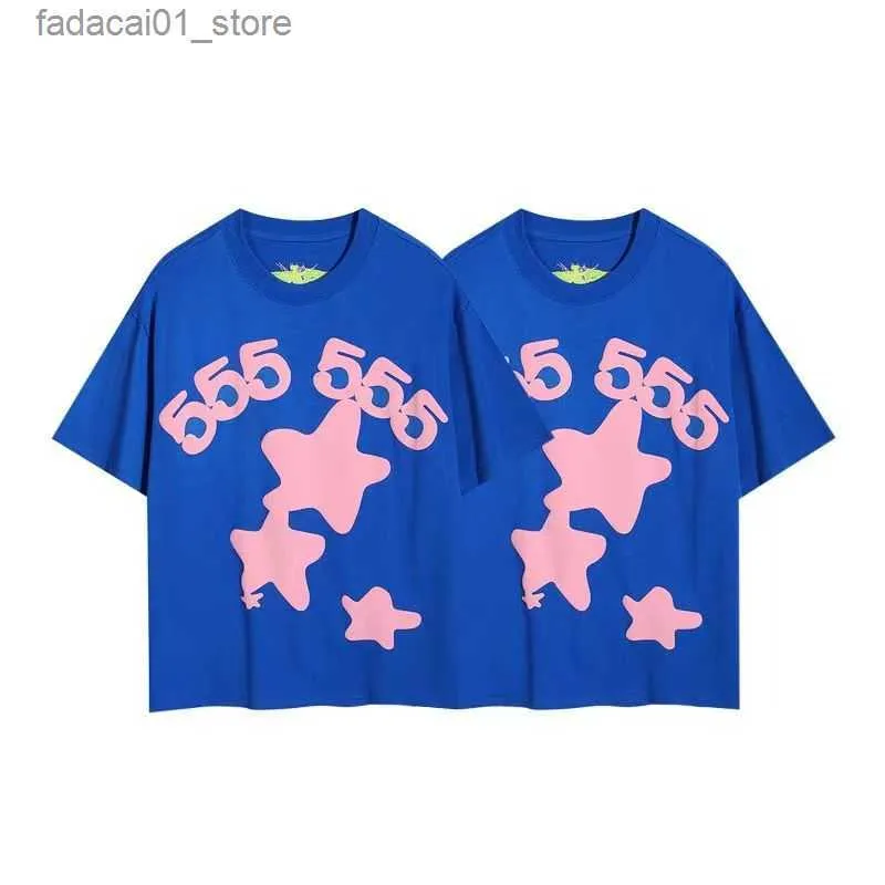 Men's Designer T-Shirt, Summer Spider Graphic Tee, Black White Pink, S-XL  Cotton