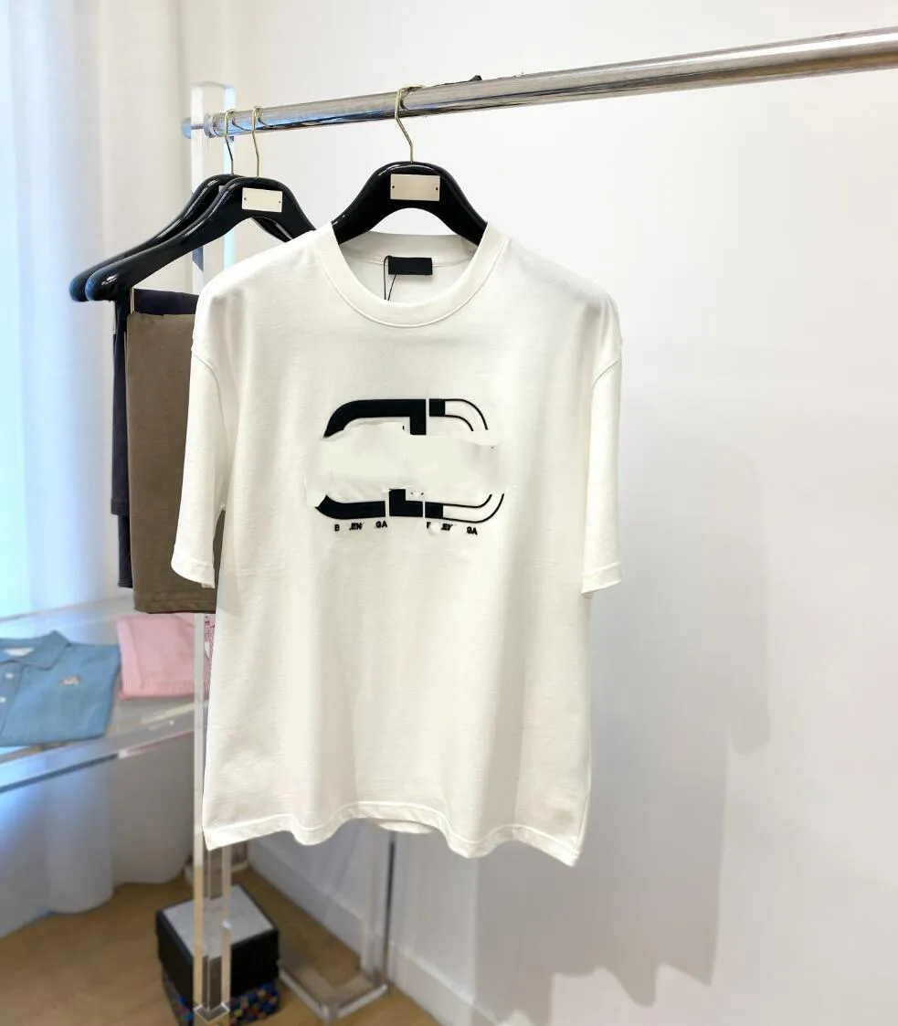 Camicia desigert per uomo maglietta con stampa in cotone uomo causale o scollo da base di base maglietta maschio a maniche corta toppa toppa