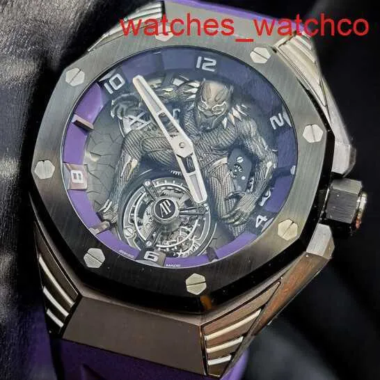 AP Gentlemen's Na rękę 26620 io w 2021 oo D077CA.01 Abbe Royal Oak Concept Titanium Metal Manual Manual Mechanical Mens Watch 26620io.oo.d077ca.01