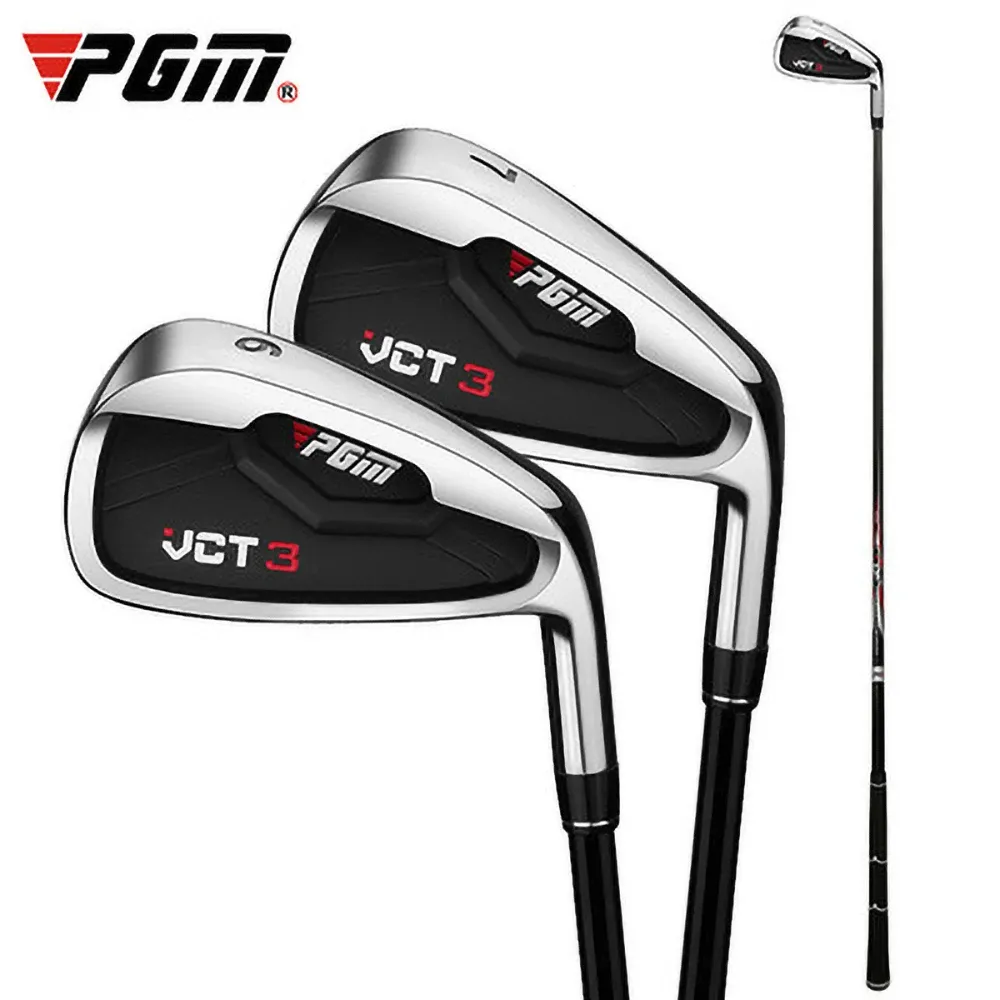 Clubes PGM VCT3 Golf Club Mão direita Black No. 7 Haste de aço carbono Irons aço inoxidável Ultra Low Center of Gravity