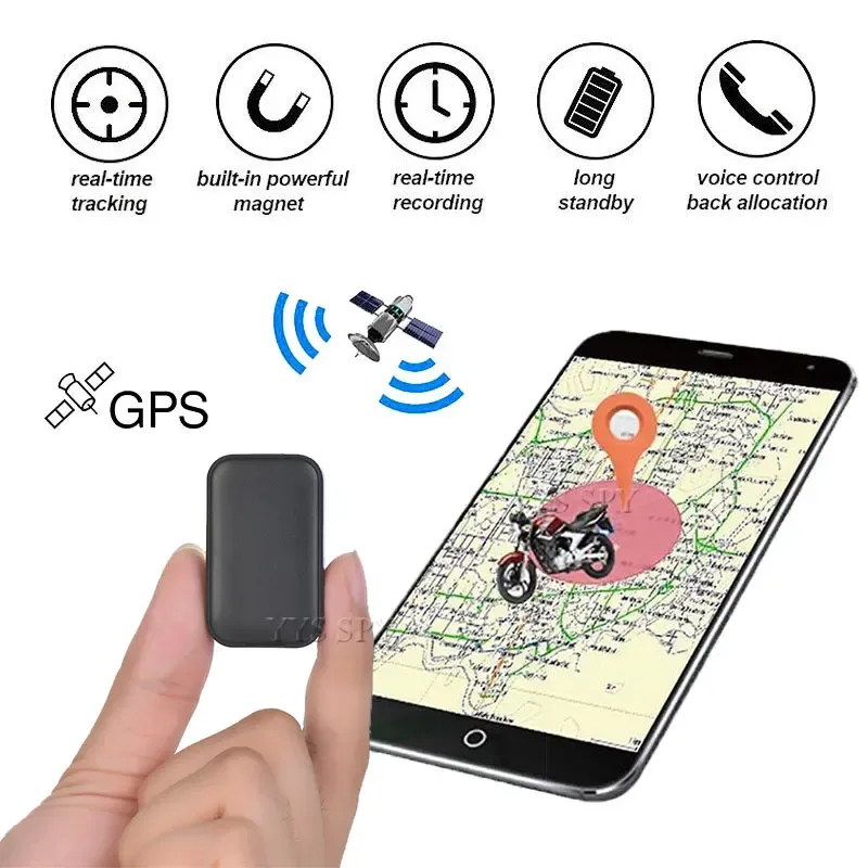 Rastreadores Smart Mini GPS Kids Rastreador GSM Localizador de vehículos de automóviles Registro en tiempo real