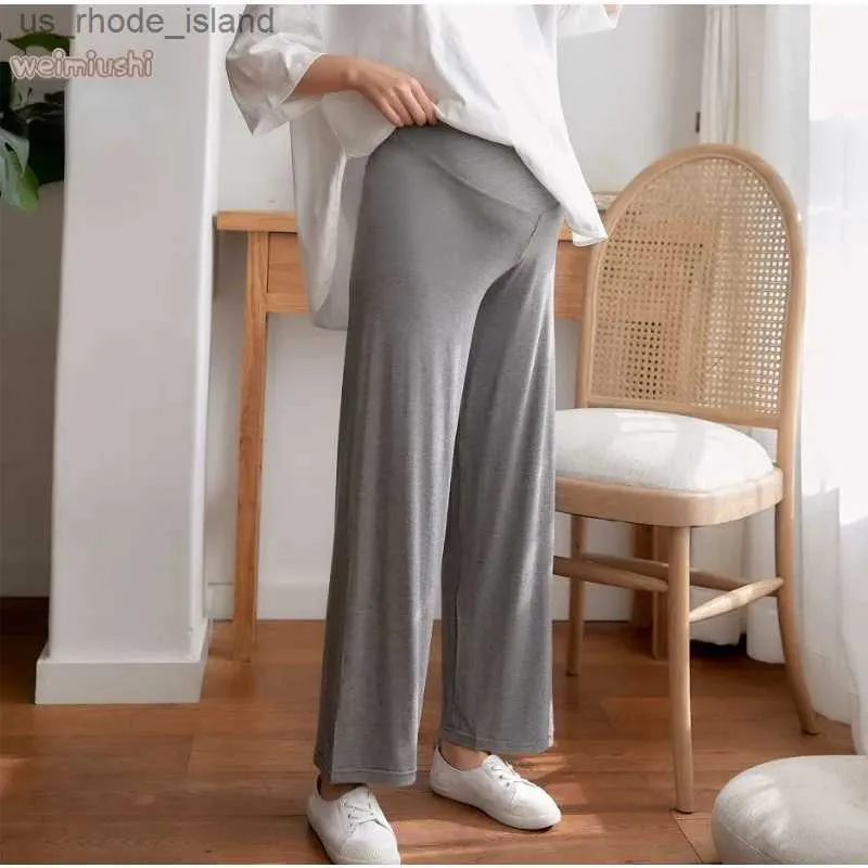 Bottnity Bottoms Extérieur avec un pantalon à jambe large pour femmes enceintes pour le printemps et l'automne2404