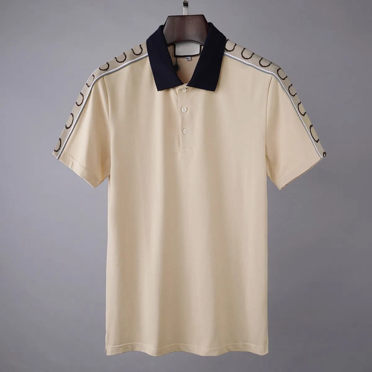 2024SS Summer Luxus Italien Polo Designer-Shirts High Street Stickerei Strumpfband Schlangen kleine Bienendruckkleidung Kleidung Mens Marke Polos Shirt Asian Size M-3xl