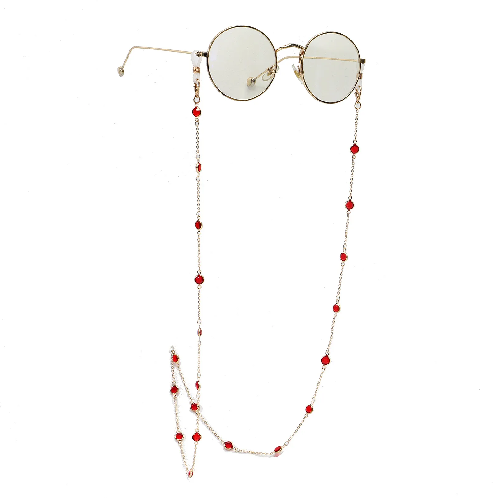 Brille Kette, Brillengurt für Frauen Sonnenbrille Brillenkette, Augenbrillenhalter um Hals 3404