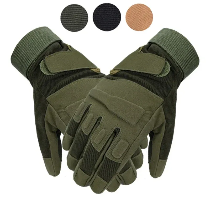 Gloves Tactical Full Finger Gloves Outdoor Sports Bicycle Antiskid Gloves Military Army Paintball Shooting Airsoft Cycling Half Glove
