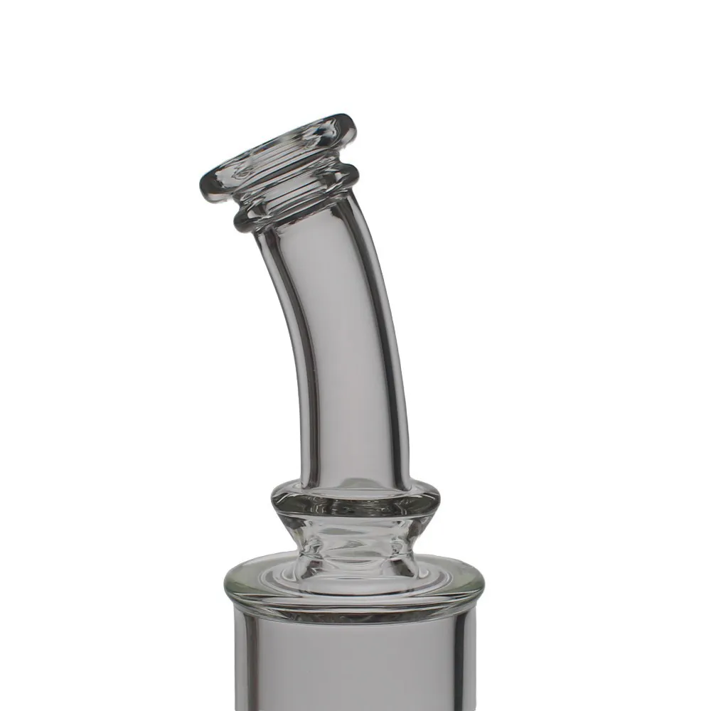 SAML Glass Stereo glass bong Hookahs 55 mm Stemless Tubes with Twin Matrix Percolates water pipe joint 18.8mm PG3010 FC-186 Improved version