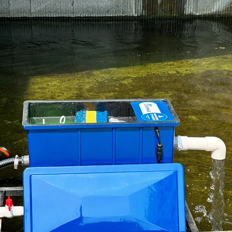 complete koi fish box filter system Kockney Mega | Pond 3000L Fish Pond Bakki Shower Trickle