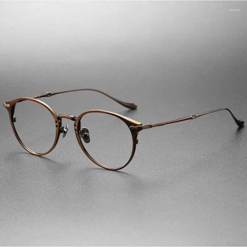 Óculos de sol Frames moda os óculos versáteis lentes ópticas de titânio puro lentes ópticas de titânio.