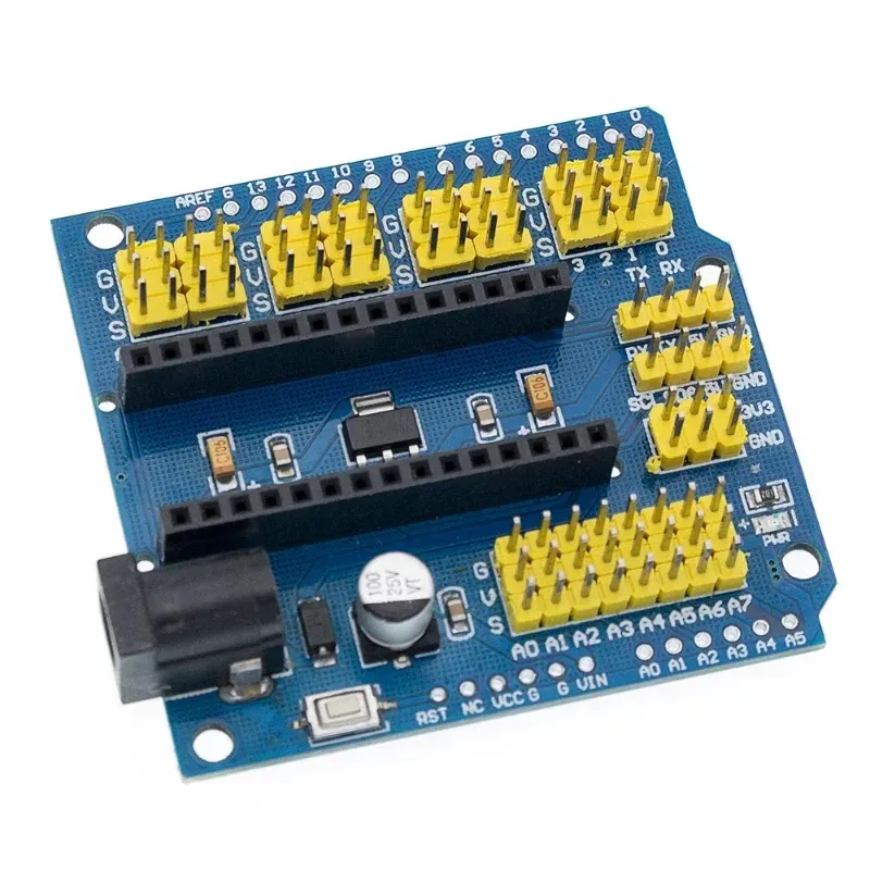 Nano Shield para R3 Duemilanove Expansion Board ofrece una mejor seguridad y características para dispositivos de Duemilanove Nano 30 y R3