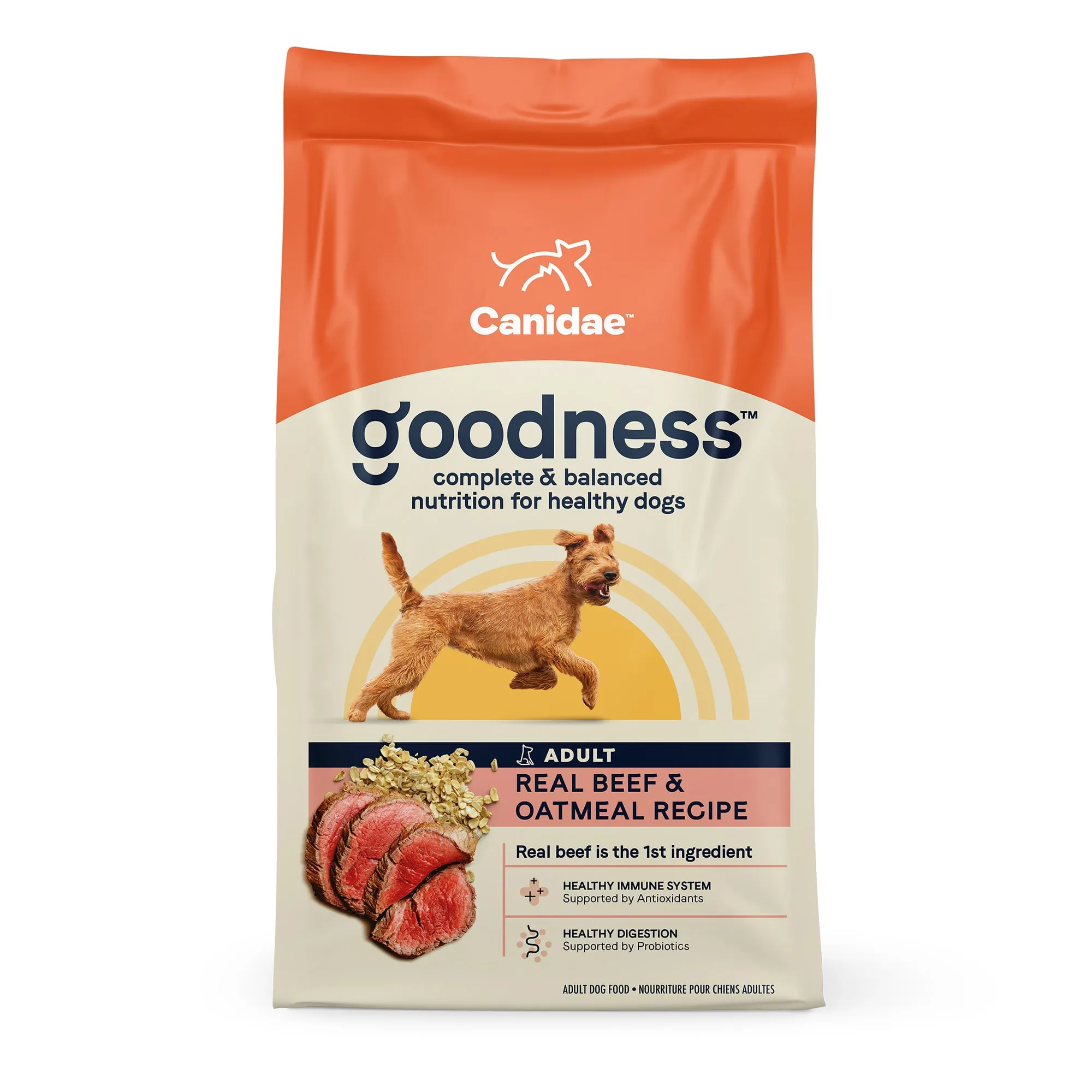 Canidae Goodness Adult Dry Dog Food Beef Oatmeal 25 lb Bag