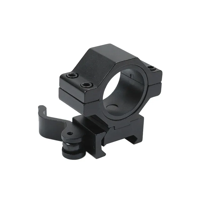 Accessoires professioneel 30 mm/25 mm 1 "ringen voor 20 mm Weaver/Picatinny Rail Scope Mount Montage Quick Release voor Torch/Night Vision/Tactical Light