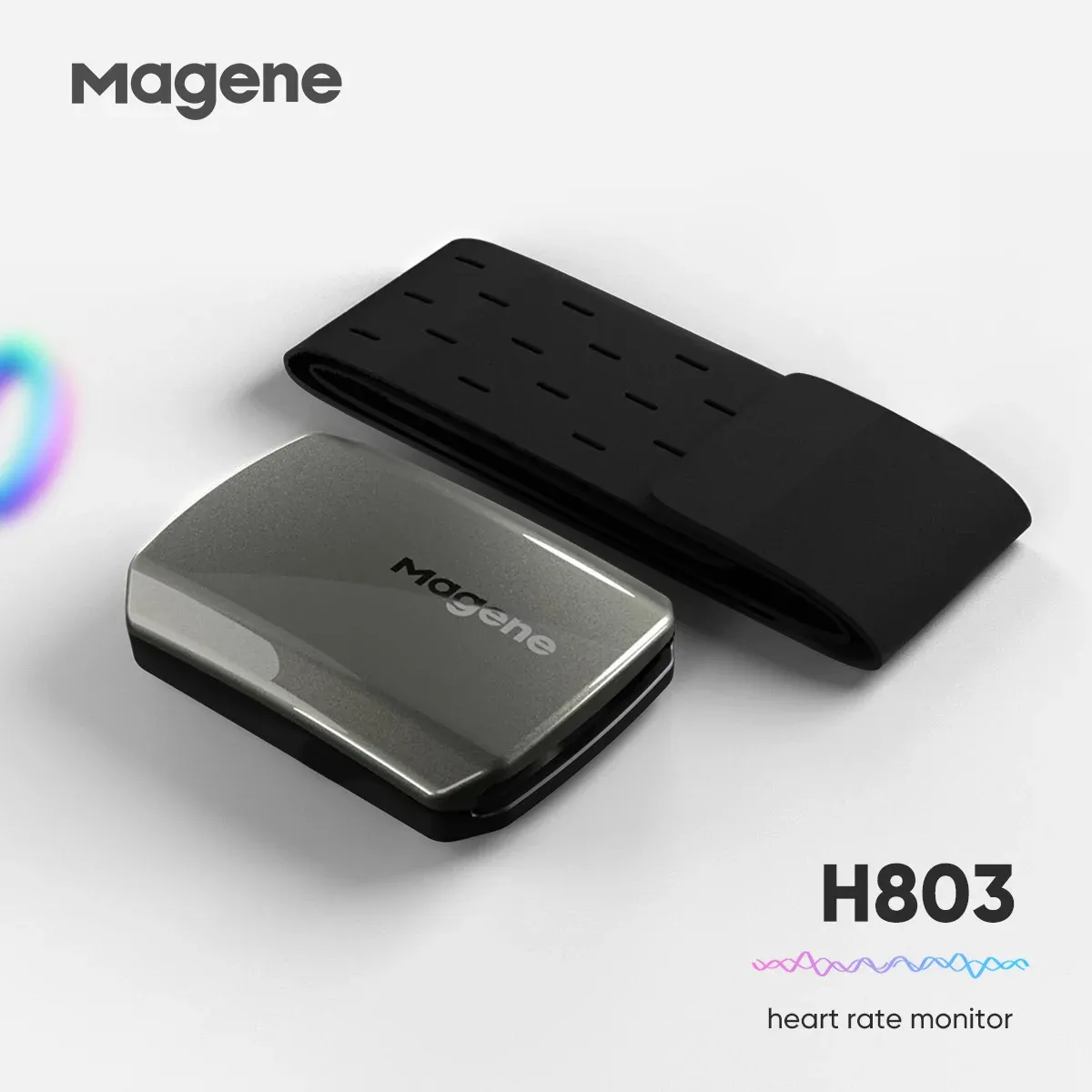 Accessories Magene H803 Bike Arm Heart Rate Sensor Dual Mode ANT+ And Bluetooth For Bicycle Computer Wahoo Garmin Bryton