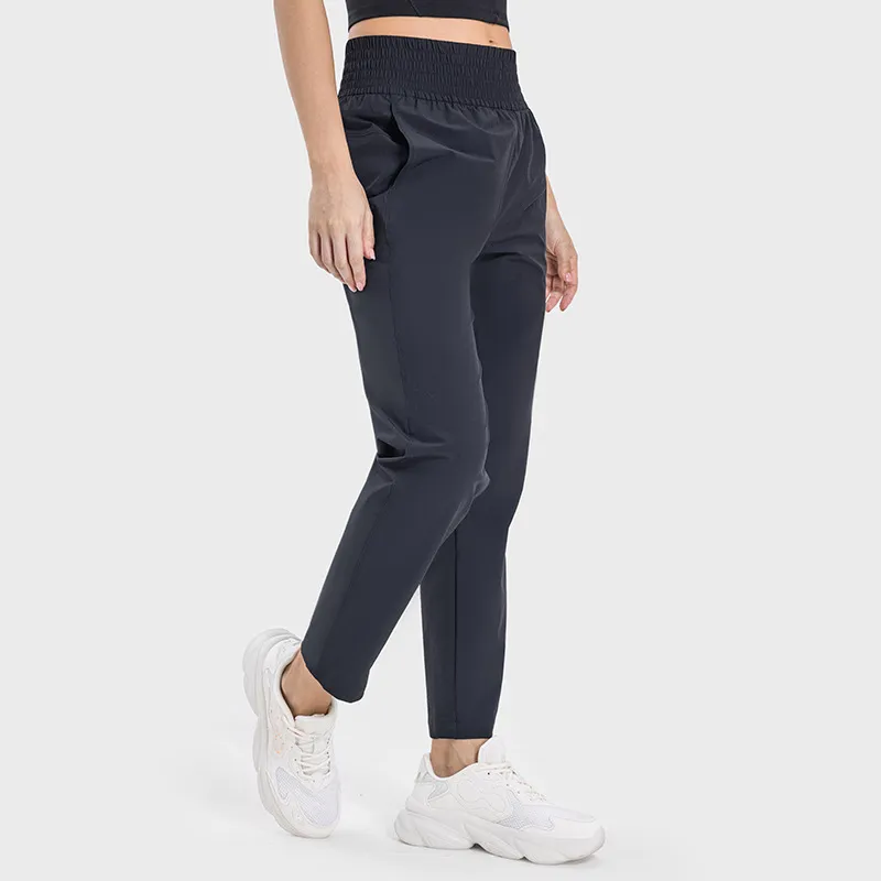 L073 Pantalon de yoga à jambe droite Pant de haute hauteur