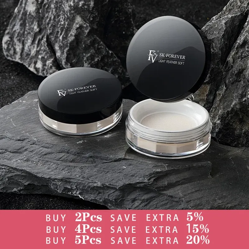 Crèmes FV Pearl losse poeder Set Oilregeling Longlasting Basis Make -upkit Setting Poeder Waterdichte SK -make -up