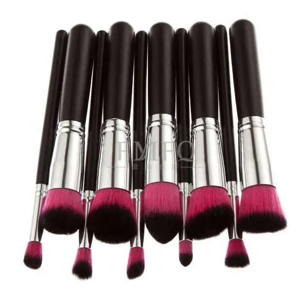 20% Off Professional 10‑Piece Nylon & Wood Makeup Brush Kit – Best Price Review