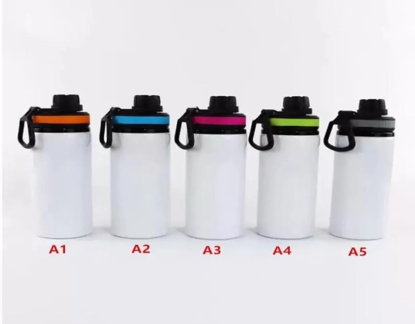 20oz sublimation Aluminium Sports Bouteille d'eau 600ml Mur à paroi simple Aluminium Tobus de boisson avec couvercle Matal Outdoor Camping Bottles 4040706