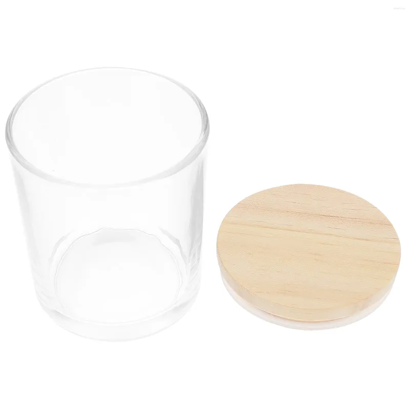 Kerzenhalter DIY Cup transparent empfindlicher Behälter leere Dose für Kerzen machen