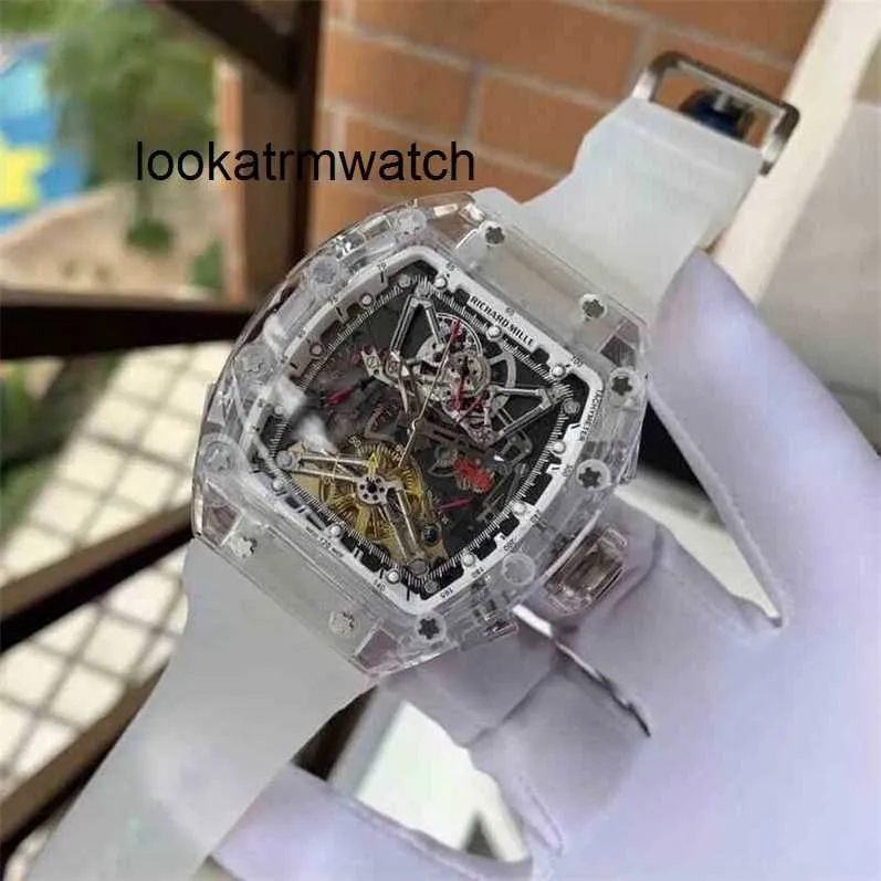 Luxury Watch Swiss Date for Mens Mechanical Mill RM011 Automatisk rörelse Sapphire Mirror Rubber Strap Brand Designer Sport ly