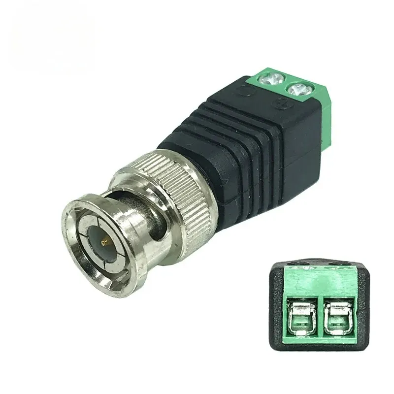 Coax CAT5 To CCTV Coaxial Camera BNC Male Video Balun Connector Transceiver for CCTV Camera Surveillance Accessories