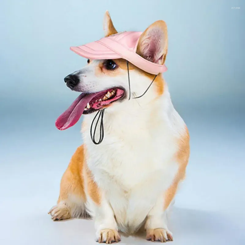 犬のアパレルユニークなペット野球帽子布子犬サンバイザー帽子装飾調整可能な簡単なアクセサリー