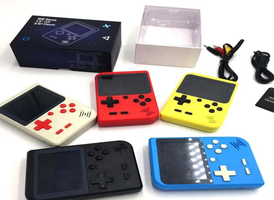 Portable Handheld Video Game Console Retro Mini Game Players 400 Games 3 In 1 AV GAMES Pocket Gameboy Color LCD1707188