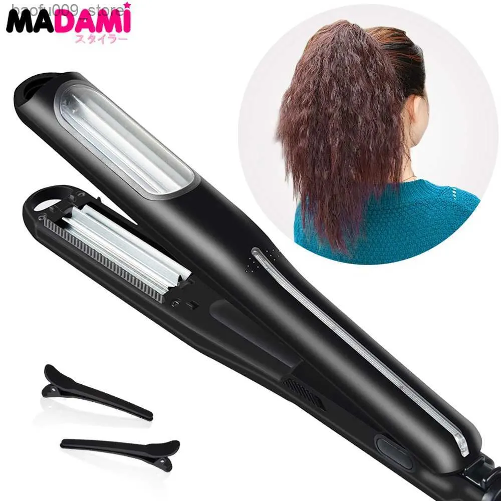 Curling Irons Automatic curler professional wavy curl iron automatic rotation curly hair corn heat clip hair wave salon styling tool Q240425