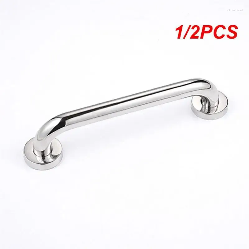 Ensemble d'accessoires de bain En acier inoxydable 300/400/500 mm Back de salle de bain Toilette Handrail Grab Bar Shower Rails de sécurité Resteaux de serviette de support