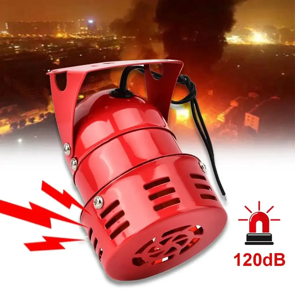 Sirene 40W 120 dB Elektromotorgetrieben Alarmfabrik Fahrzeug Mini Feuerwehrhorn