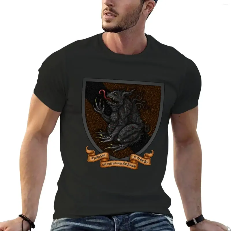 Herrpolos hus av tsathoggua - azhmodai 2024 t -shirt blus pojkar vita anpassade mens t -shirt grafik