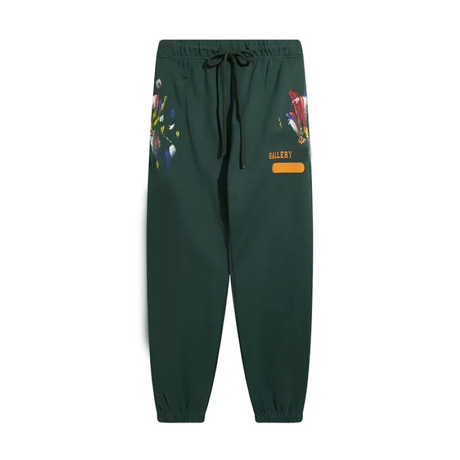 Tungviktbyxor Sweatpants Letter Graffiti Print Trendy Classic mångsidig lös mångsidig Casual Par209U