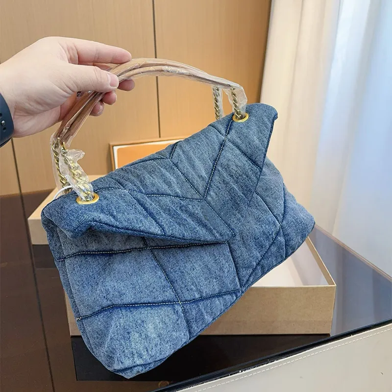 Borsetto designer borse di lusso in jeans borse traversa 10a+ borsa a tracolla hobo per donne sacchetti di spiaggia da spiaggia per la signora borsetto