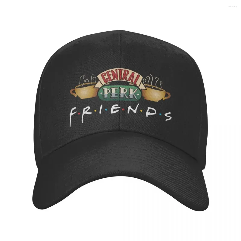 Bollmössor Fashion Friends 90 -tals berömda TV -show Baseball Cap Women Män anpassar justerbar vuxenbokstav pappa hatt hiphop snapback