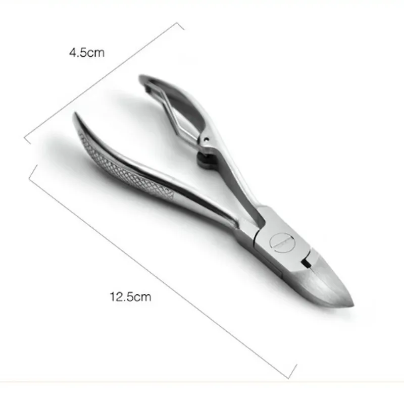 Stainless steel nail clippers trimmer Ingrown pedicure care professional Cutter nipper tools for feet toenail paronychia improve