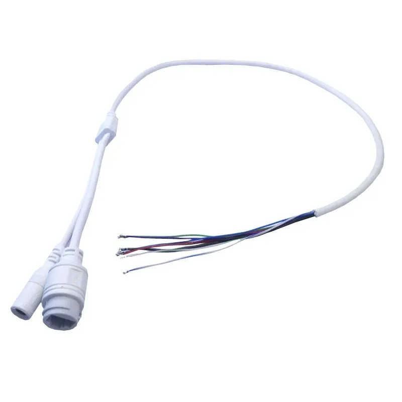 ANPWOO LAN cable for CCTV IP camera board module extra wires for POE Mid-Span type 4/5+ 7/8- power supply