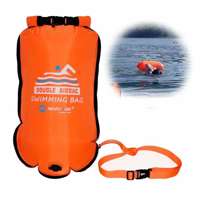 Produits 20L PVC PVC PVC SAUILLE BUOY TOW FLOT SAG SAG DOUBLE AIRBAG CEINTRALLE Sac de sécurité Sport Water Sport High Visibility