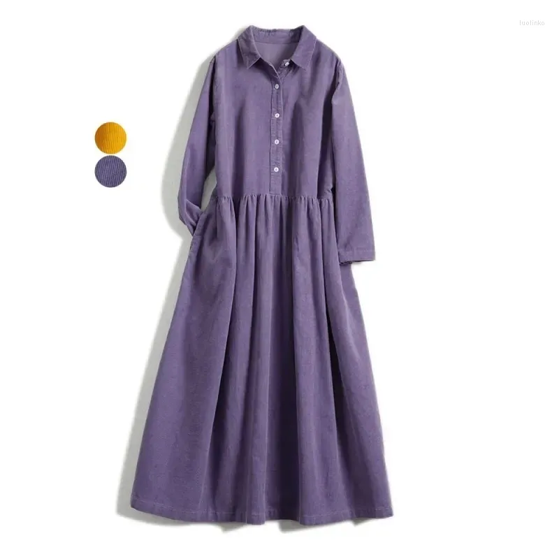 fitted lace wedding dress Purple Solid Corduroy Dungaree Dress With Blouse – Jilmil main image 1