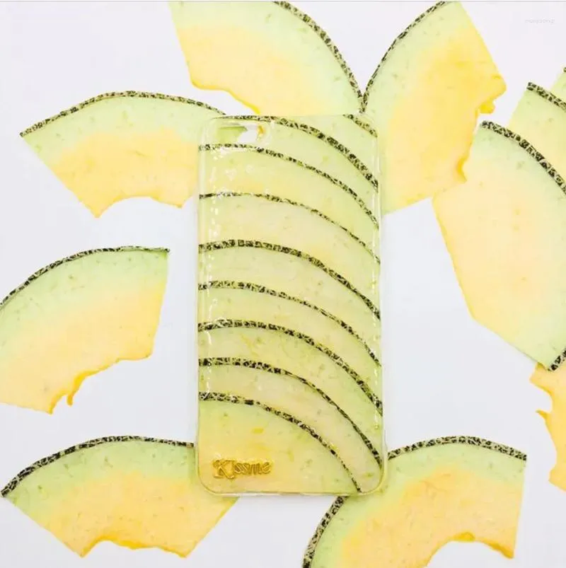 Decorative Flowers 5pcs Dried Pressed Cantaloupe Slices Plant Herbarium For Exopy Jewelry Po Frame Phone Case Bookmark Postcard Scrapbook