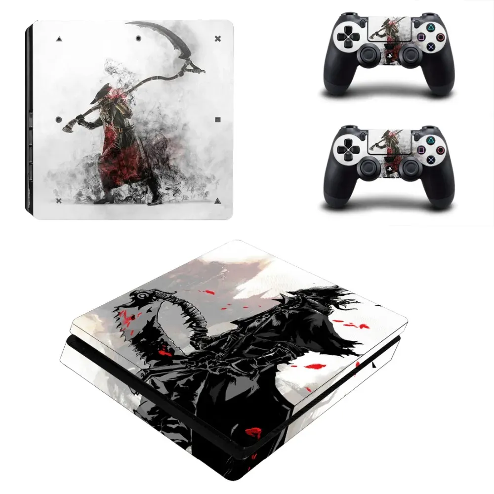 Stickers Dark Souls Bloodborne PS4 Slim Skin Sticker Sticker voor PlayStation 4 Console en Controller PS4 Slim Sticker Skins Vinyl