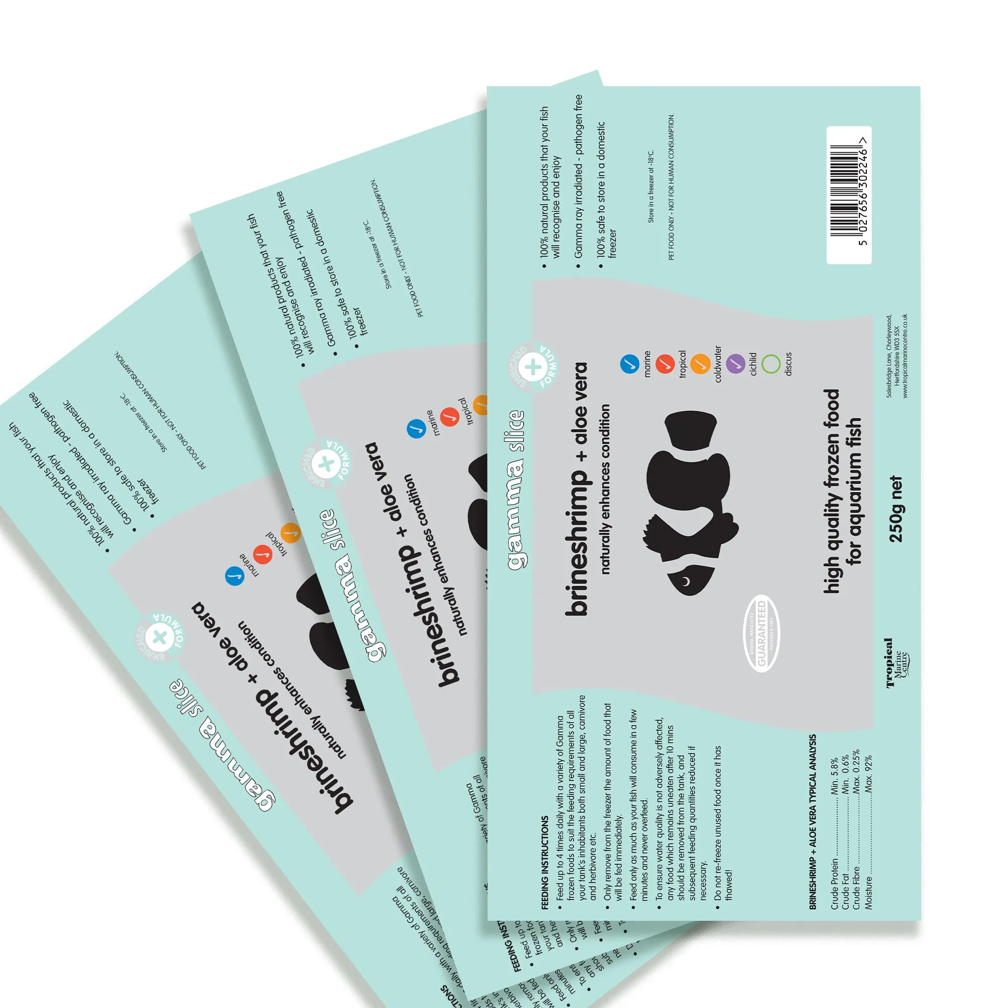 Near Me Tropical Marine Centre Gamma Frozen Food Brine Shrimp