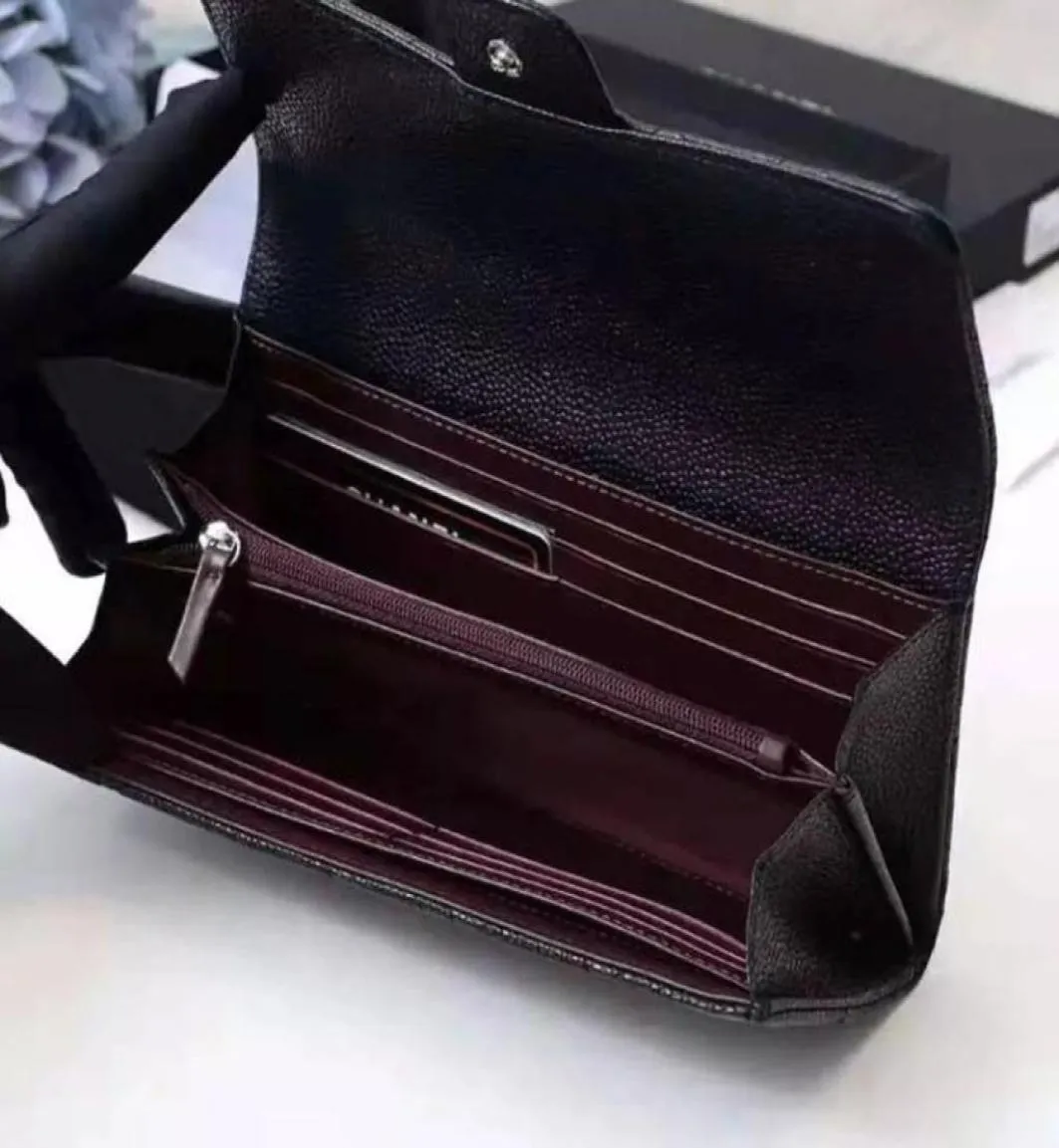 Wallets Luxury Bags Cross Body Designer Women Wallet Sacoche Card Holders One Underarm Flap Handbags Bag Black Caviar Leather G2219976121