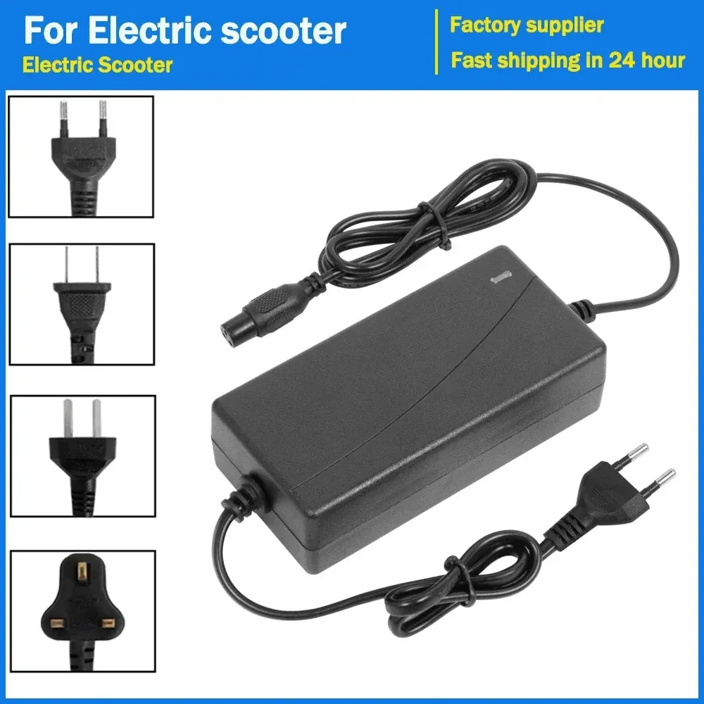 Scooters Battery Charger for Ebike Hoverboard 42v 2A Lithium Electric E Bike SelfBalancing Scooter Bicycle Li ion Chargers Accessories