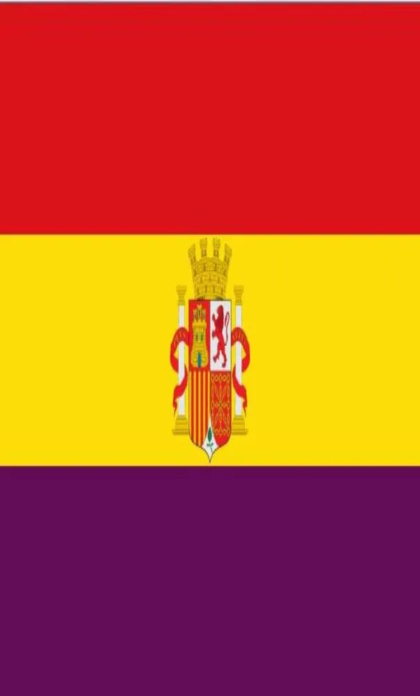 Spaniens flagga från Spanien 19311939 Flagg från den andra spanska republiken 3ft x 5ft polyesterbanner som flyger 150 90 cm Anpassad flagga Outdoo3117590