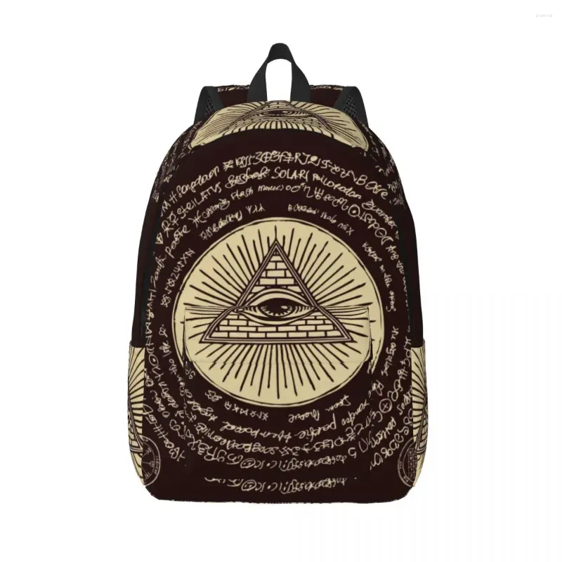 Backpack Schoolbag Student Ancient Egypt Pyramid Horus Eye Shoulder Laptop Bag School