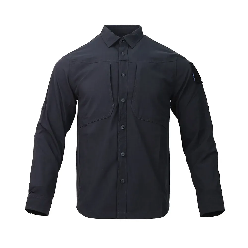 Lager Emersongear Bluelabel Ventilation Tactical Shirt Pendlare utomhus vandringsskytte Airsoft Sports Daily Affärsmode