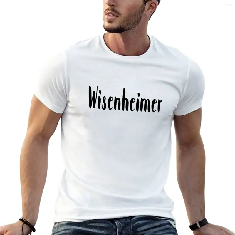 Herren Polos Wisenheimer T-Shirt Schnell trocknendes Hemd Schweißhemden Hippie Kleidung Herren t
