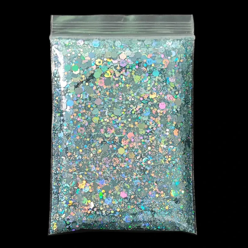 Paillettes 106 couleurs en gros 1 kg hexagone holographique épais paillettes pointes de ongles