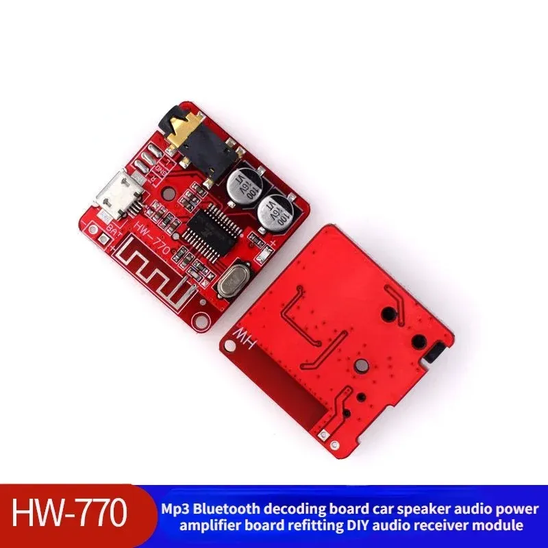 Bluetooth 5.0 Récepteur audio Carte de récepteur mp3 Module de musique stéréo sans fil sans perte de fil 3.7-5V XY-BT-MIN