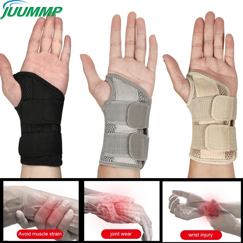 Sécurité Juummp Carpal Tunnel Brace Autonction de poigne réglable Soutien du poignet en bracele