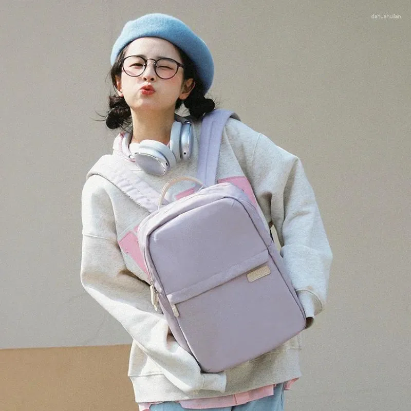 Ryggsäck chikage mode trend axel datorväska kvinnlig snygg lapptäcke multi-skikt söt college student ryggsäckar